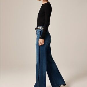J. Crew Dark Blue Flare Jeans
